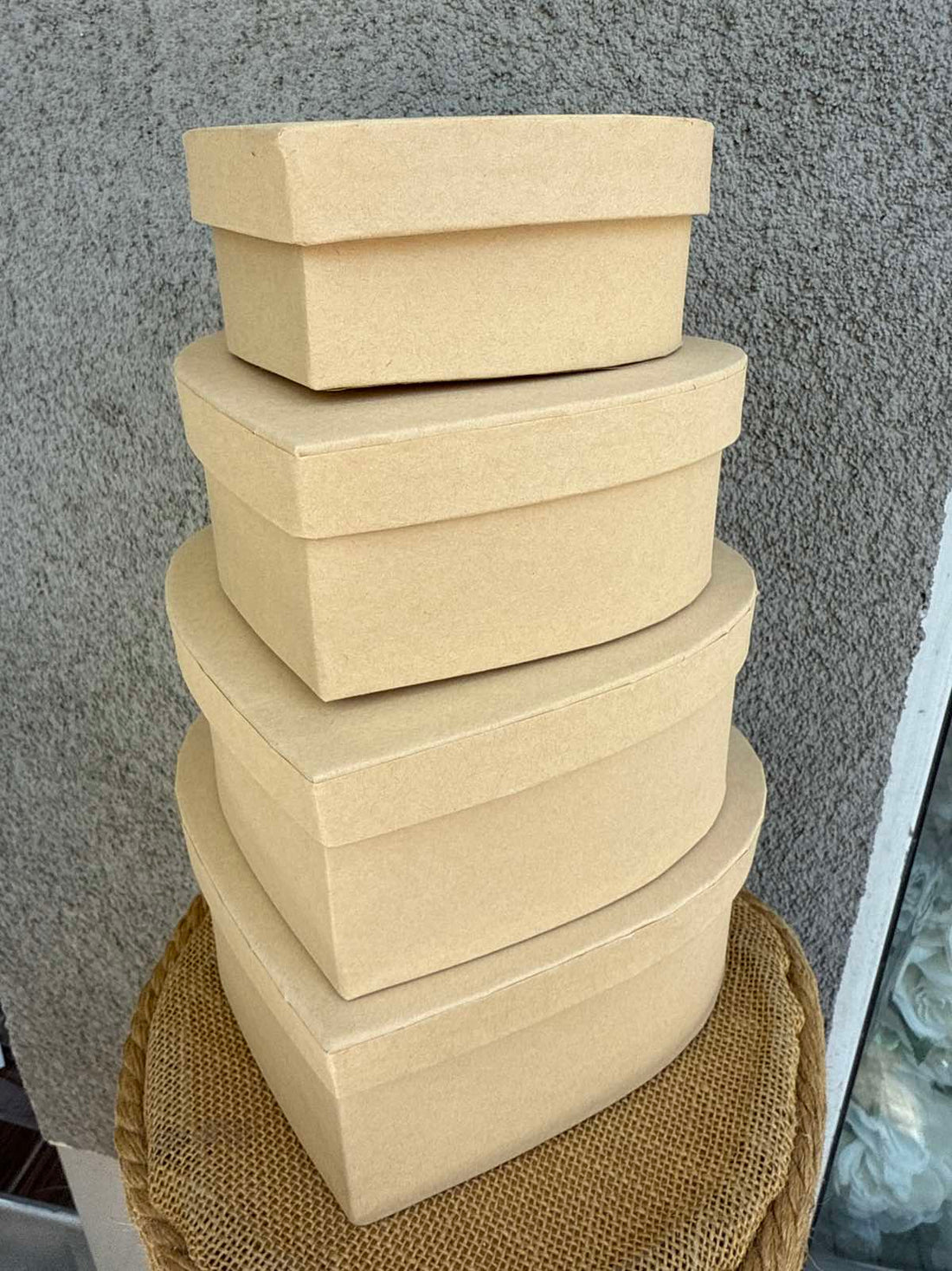 Кутия сърце 4 в 1 бежава