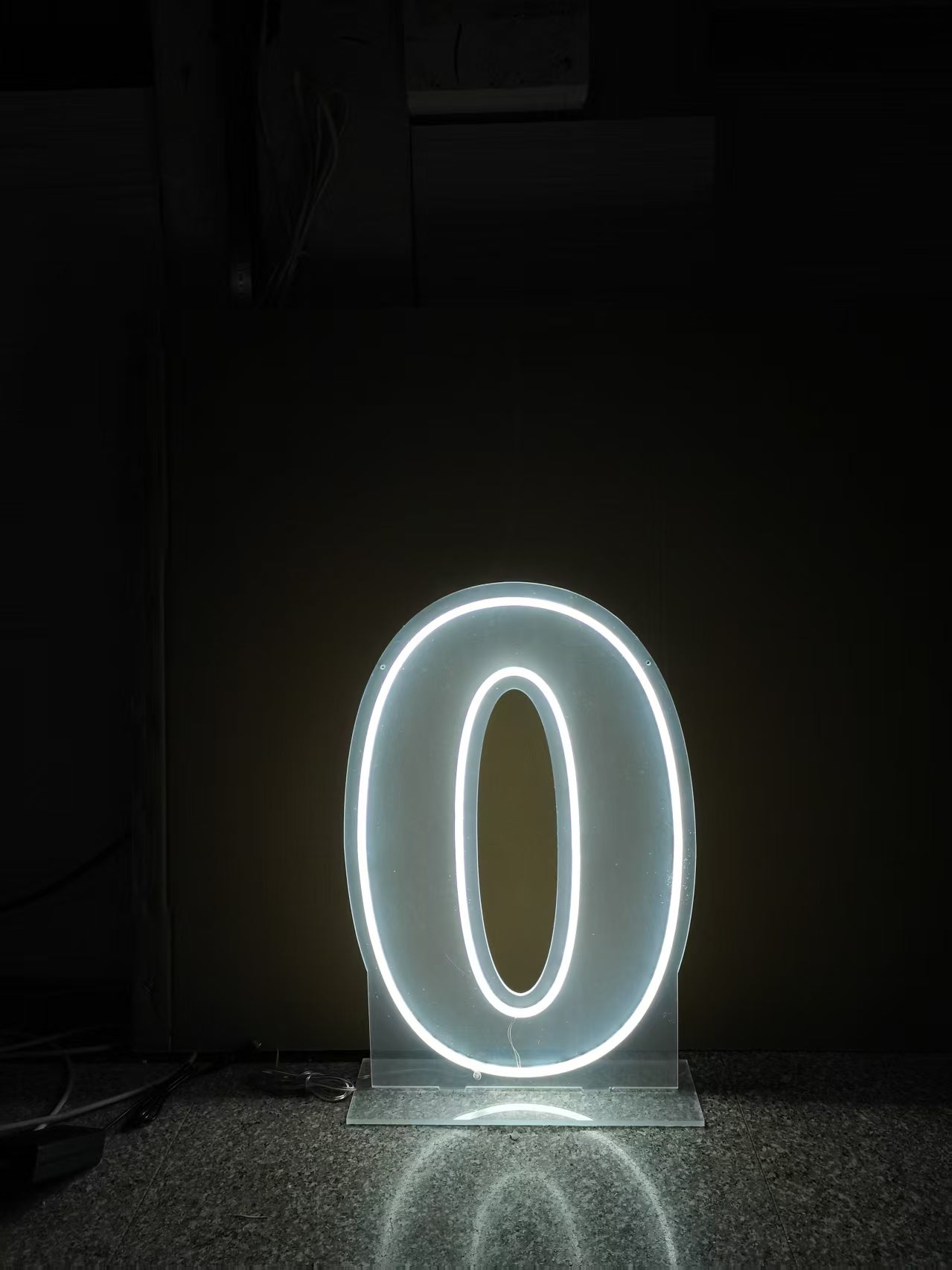 Светещи цифри прозрачни