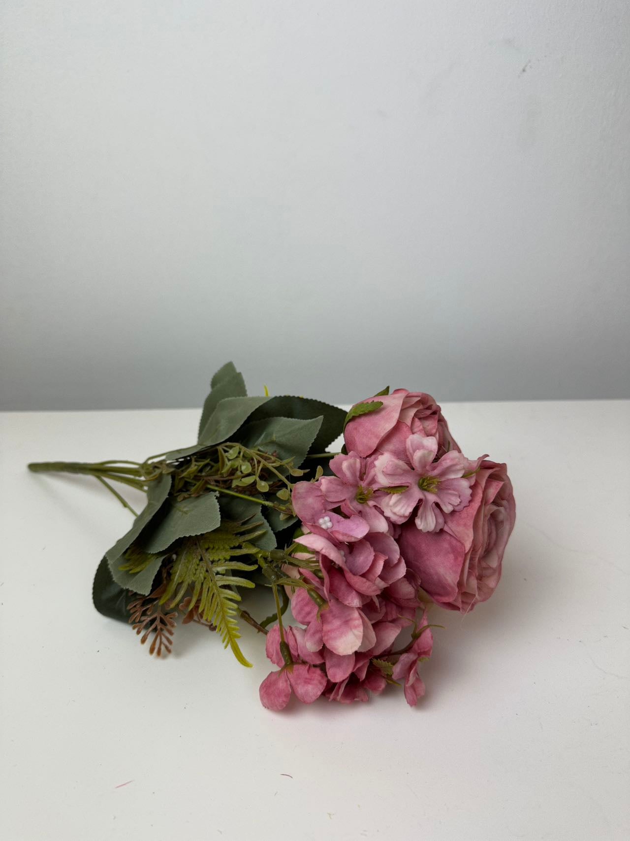 Розова роза меланж