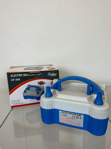Електрическа помпа за балони синя