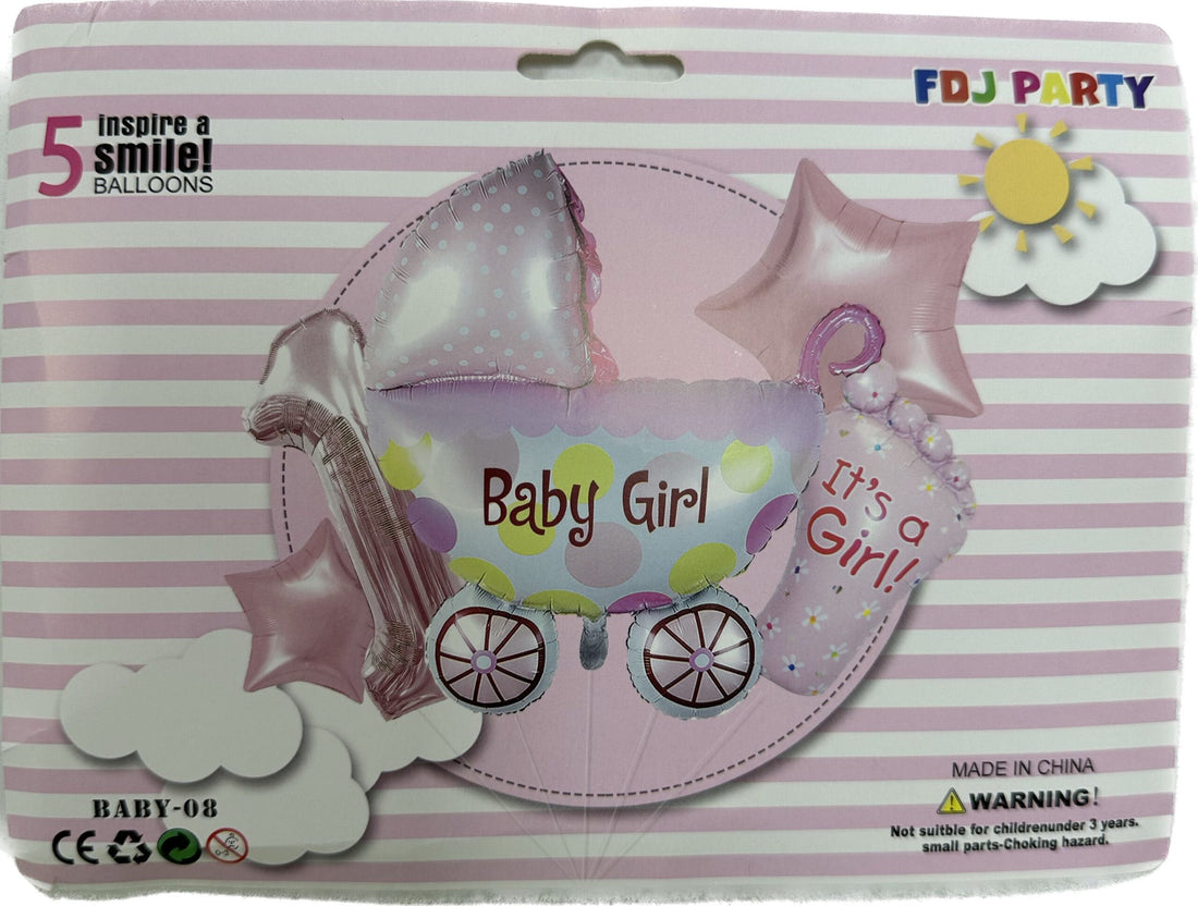 Балони за 1 г за момиче