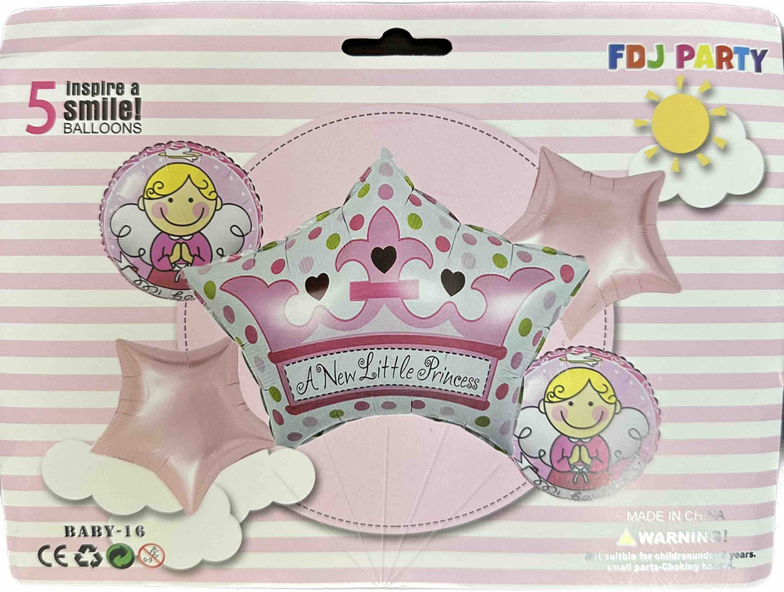 Балони за момиче розова корона