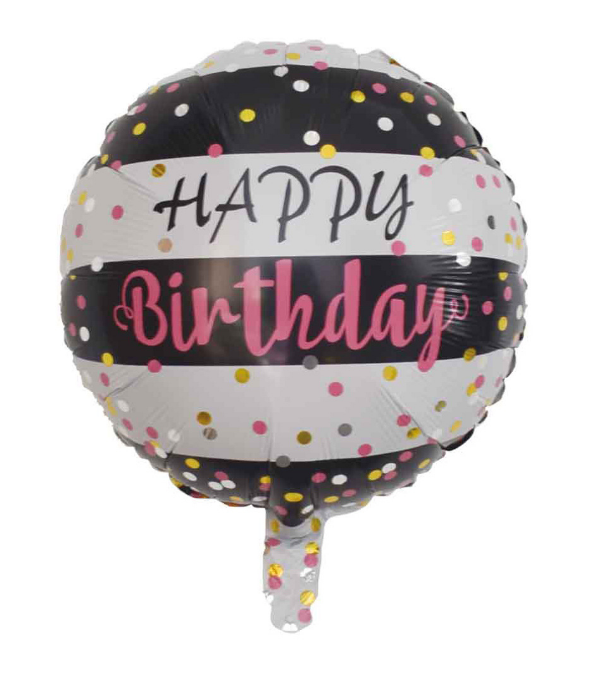Фолиев балон happy birthday 1