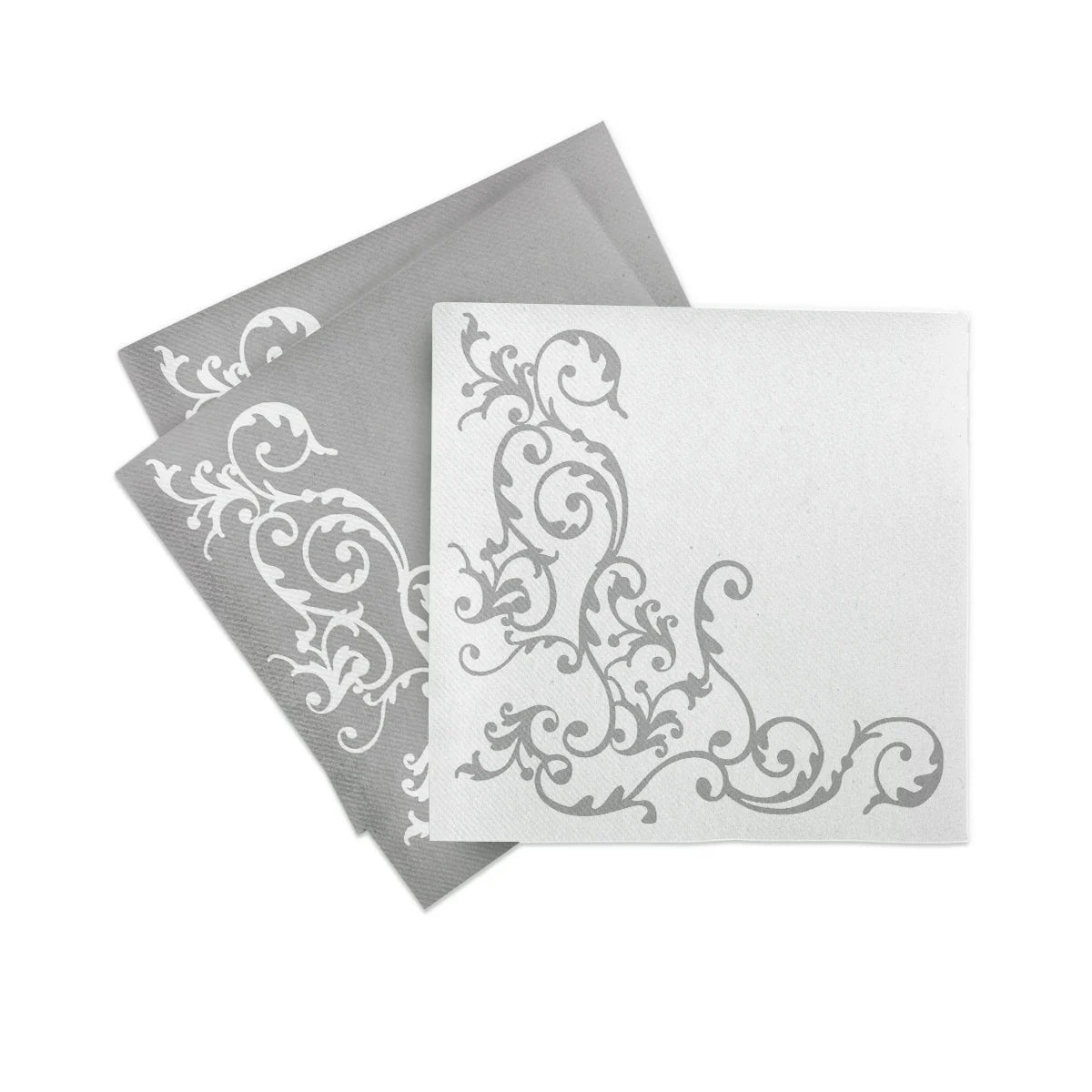 Салфетки mank pomp-silver-white