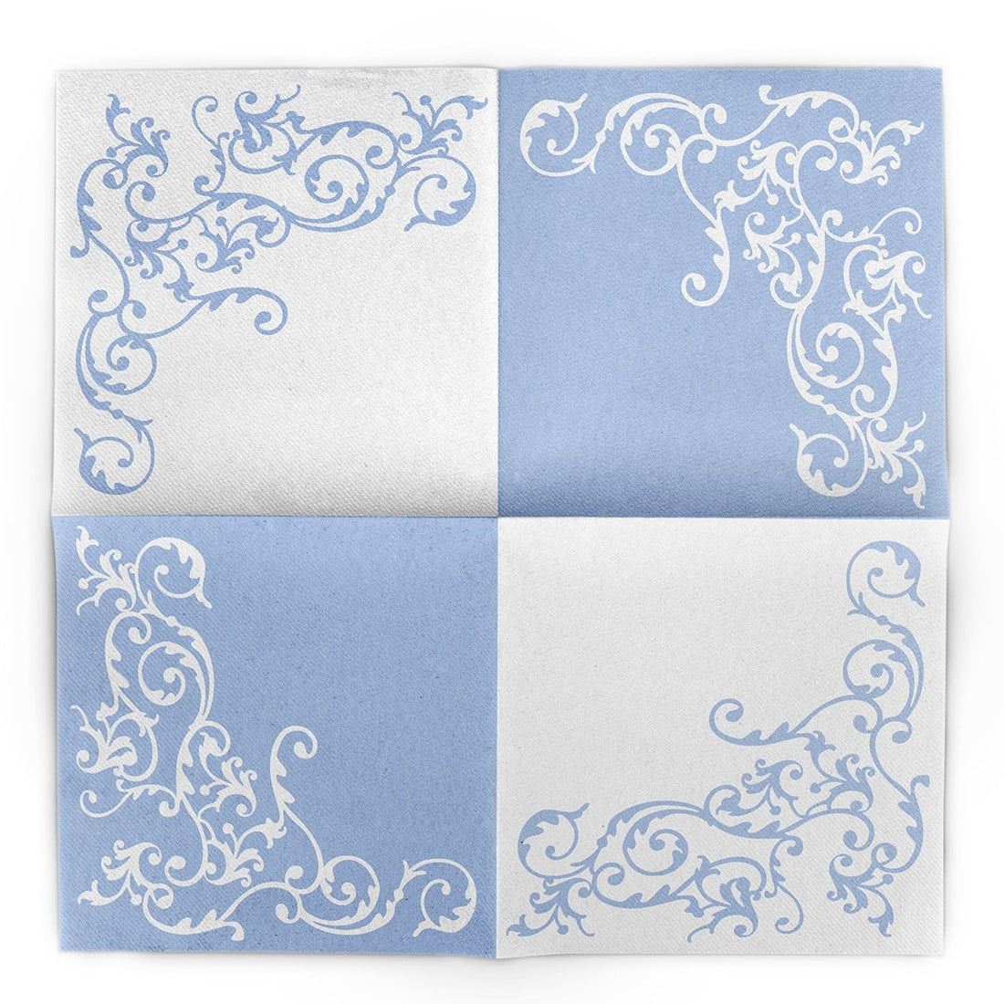 Салфетки mank pomp-pastel blue-white