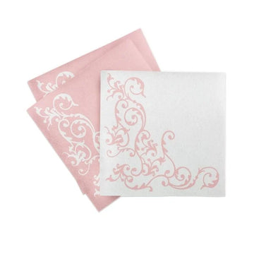 Салфетки mank pomp-pink-white