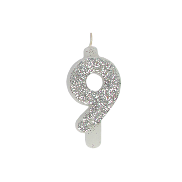 Сребърни свещи цифри