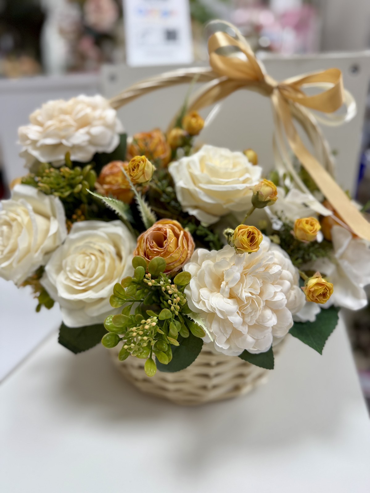 Аранжировка кошница 1