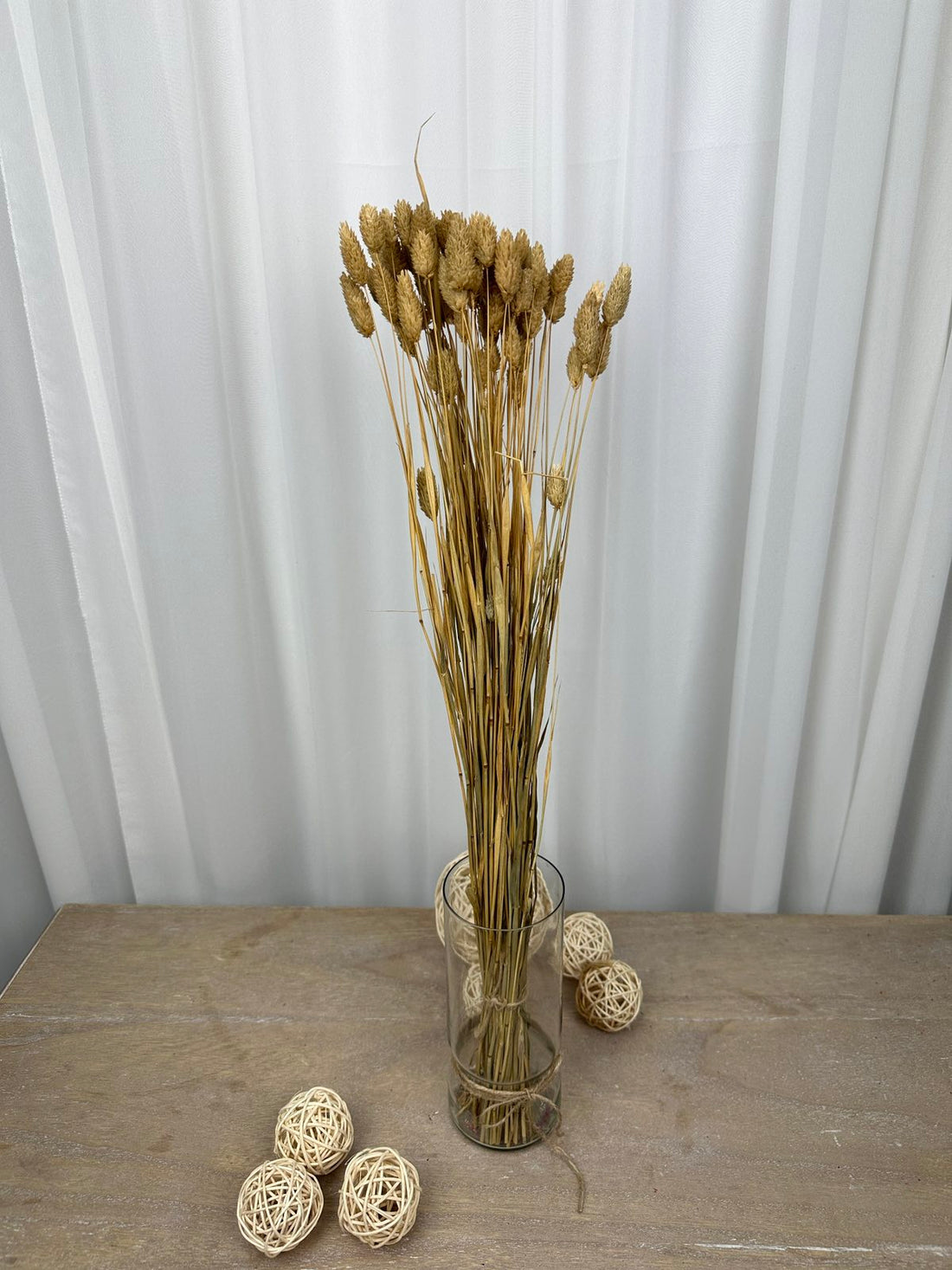 Суха трева грозд бяла