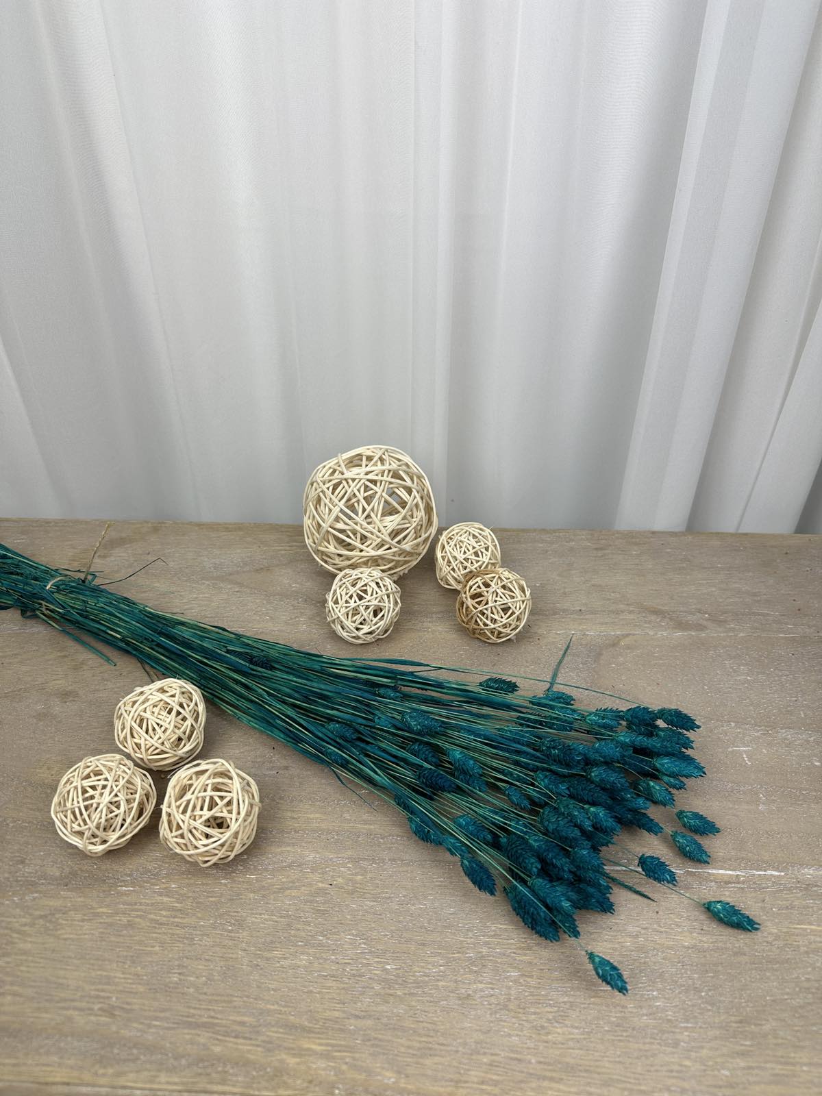 Суха трева грозд синя