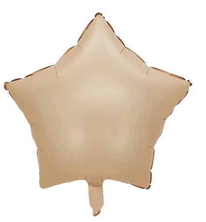 Балон звезда шоколад карамел крем