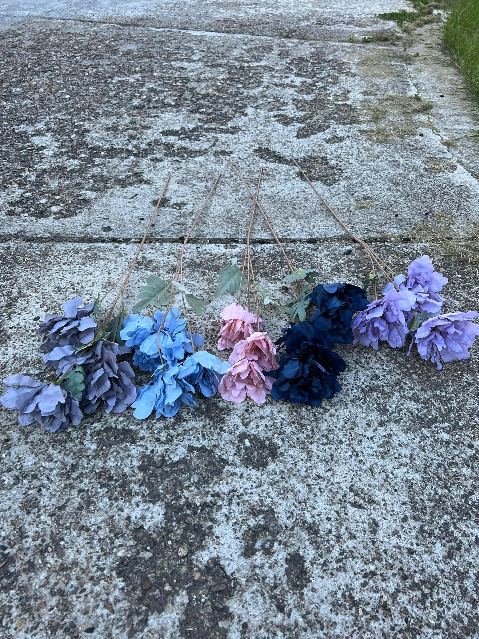 Кичести цветя клонка лилаво