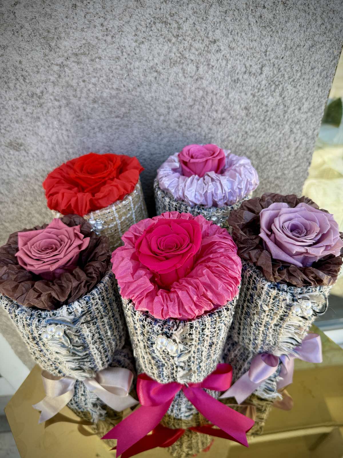 Вечна роза кокетка