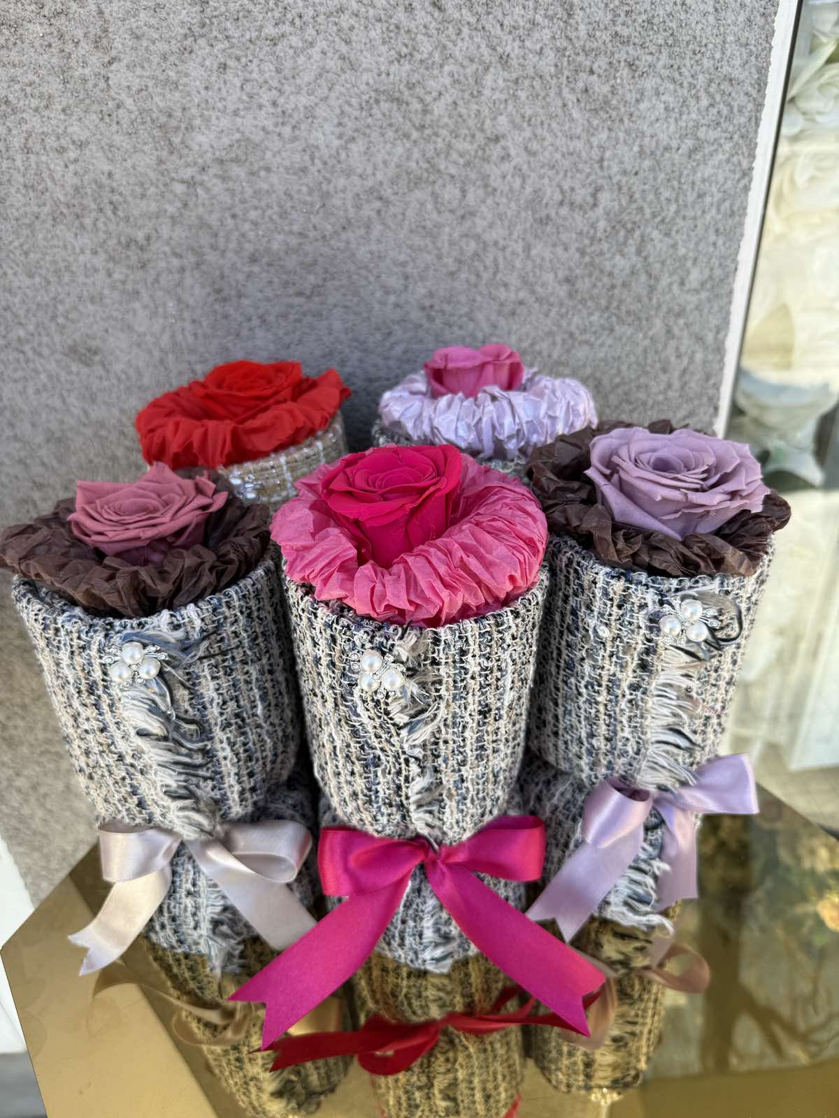 Вечна роза кокетка