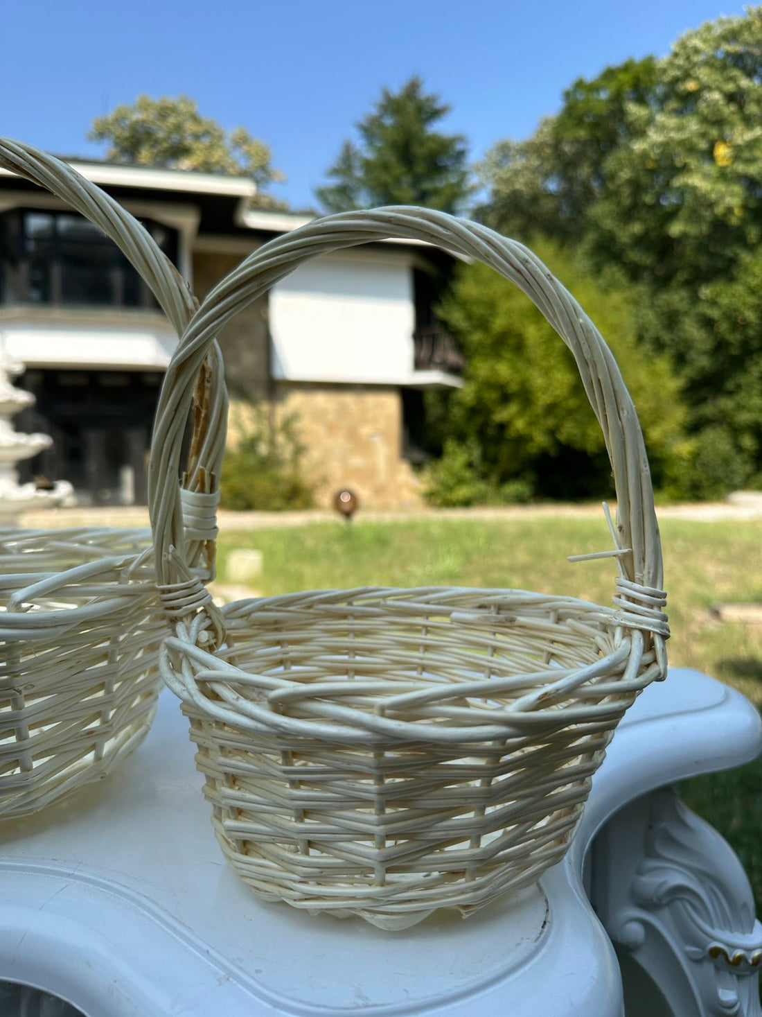 Ратанови кошници кръг комплект 3 бр.