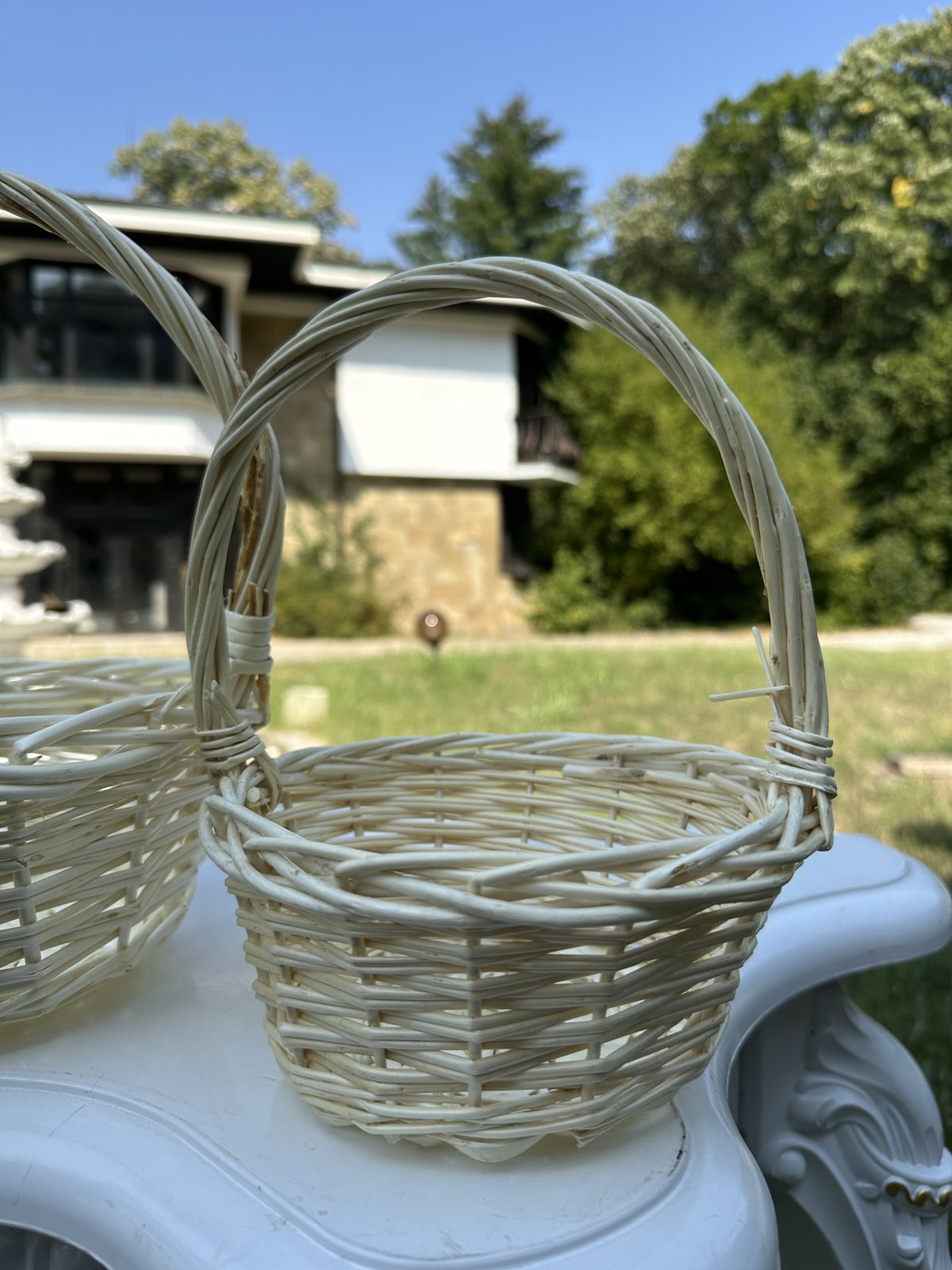 Ратанови кошници кръг комплект 3 бр.