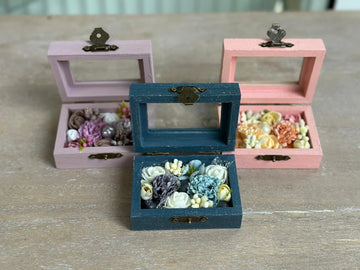 Кутия за пръстени с прозорец