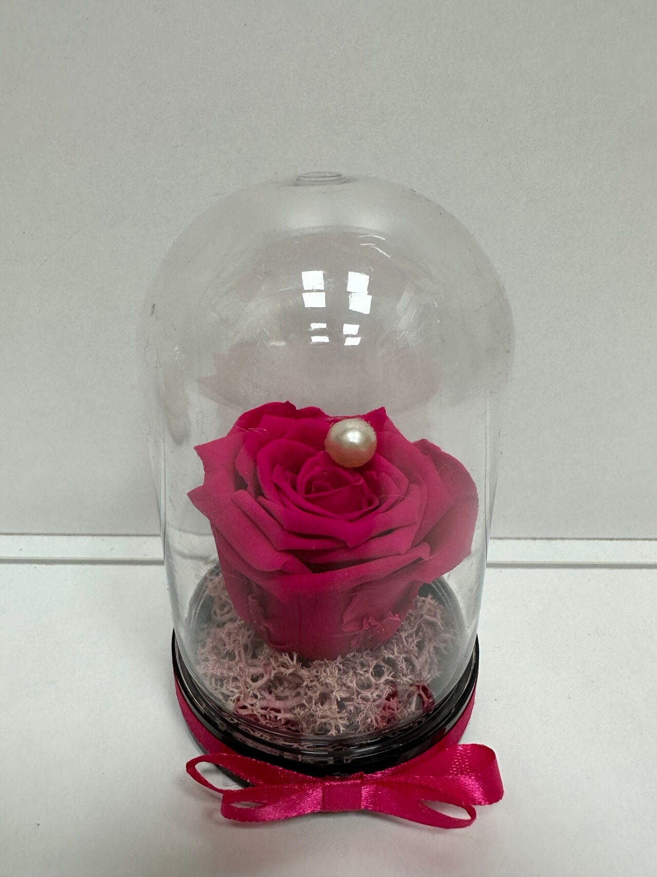 Вечна роза в мини купол