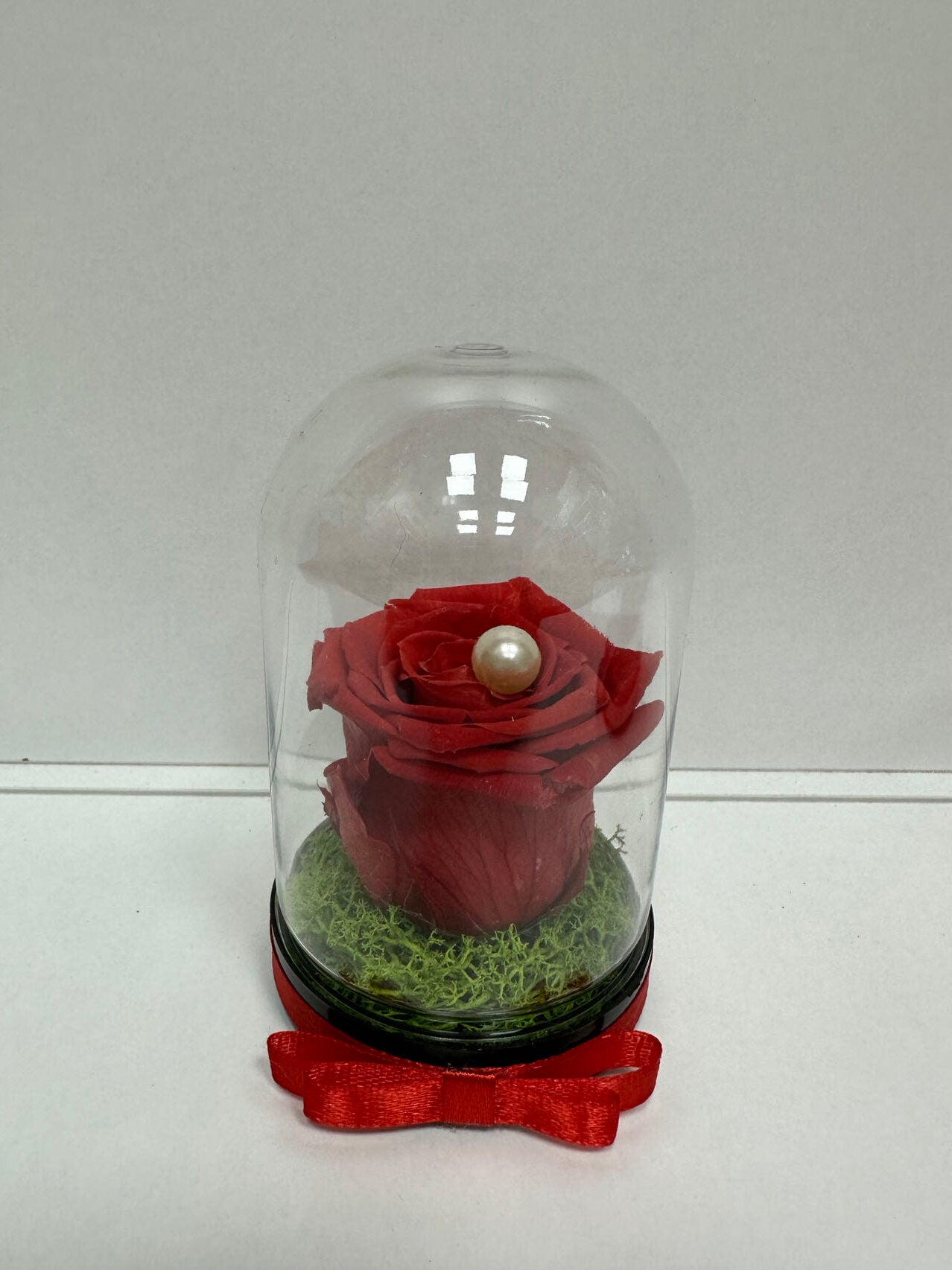 Вечна роза в мини купол