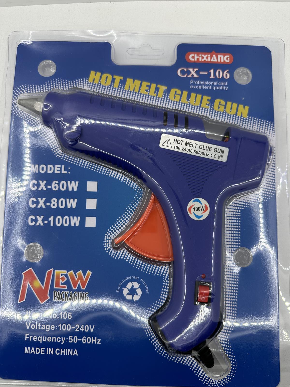 Пистолет за топъл силикон 100w