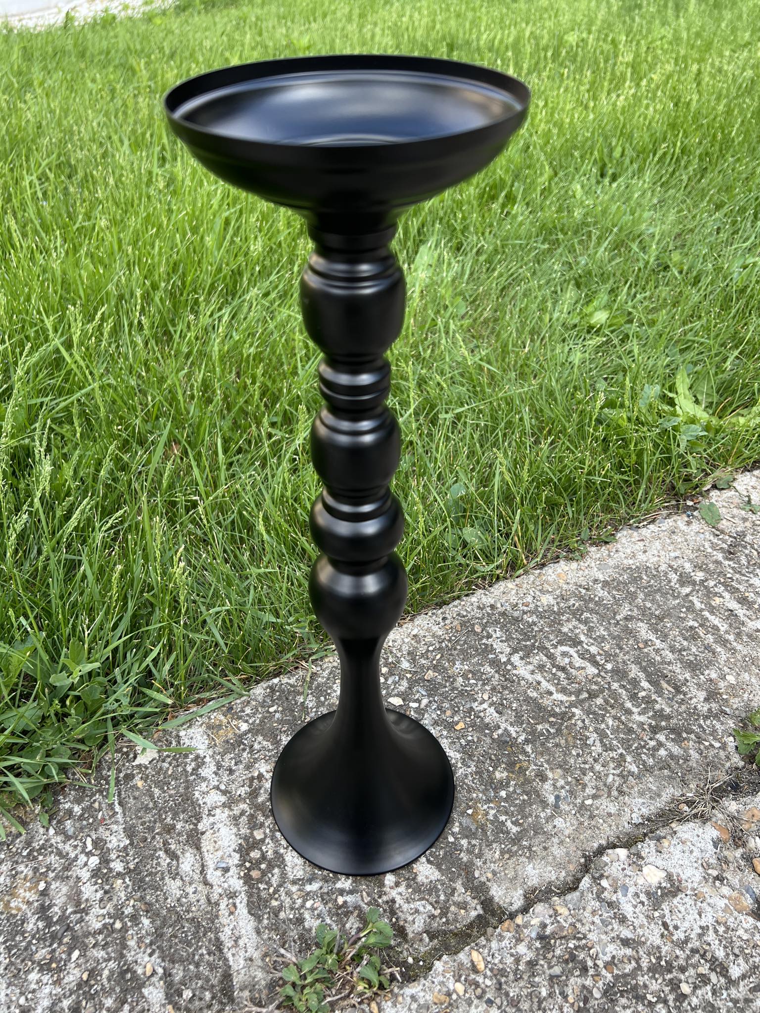 Стойка права 45 см черна