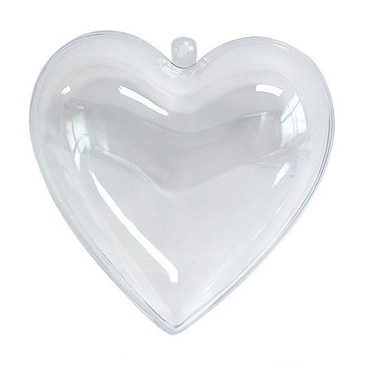 Прозрачно сърце 12 см