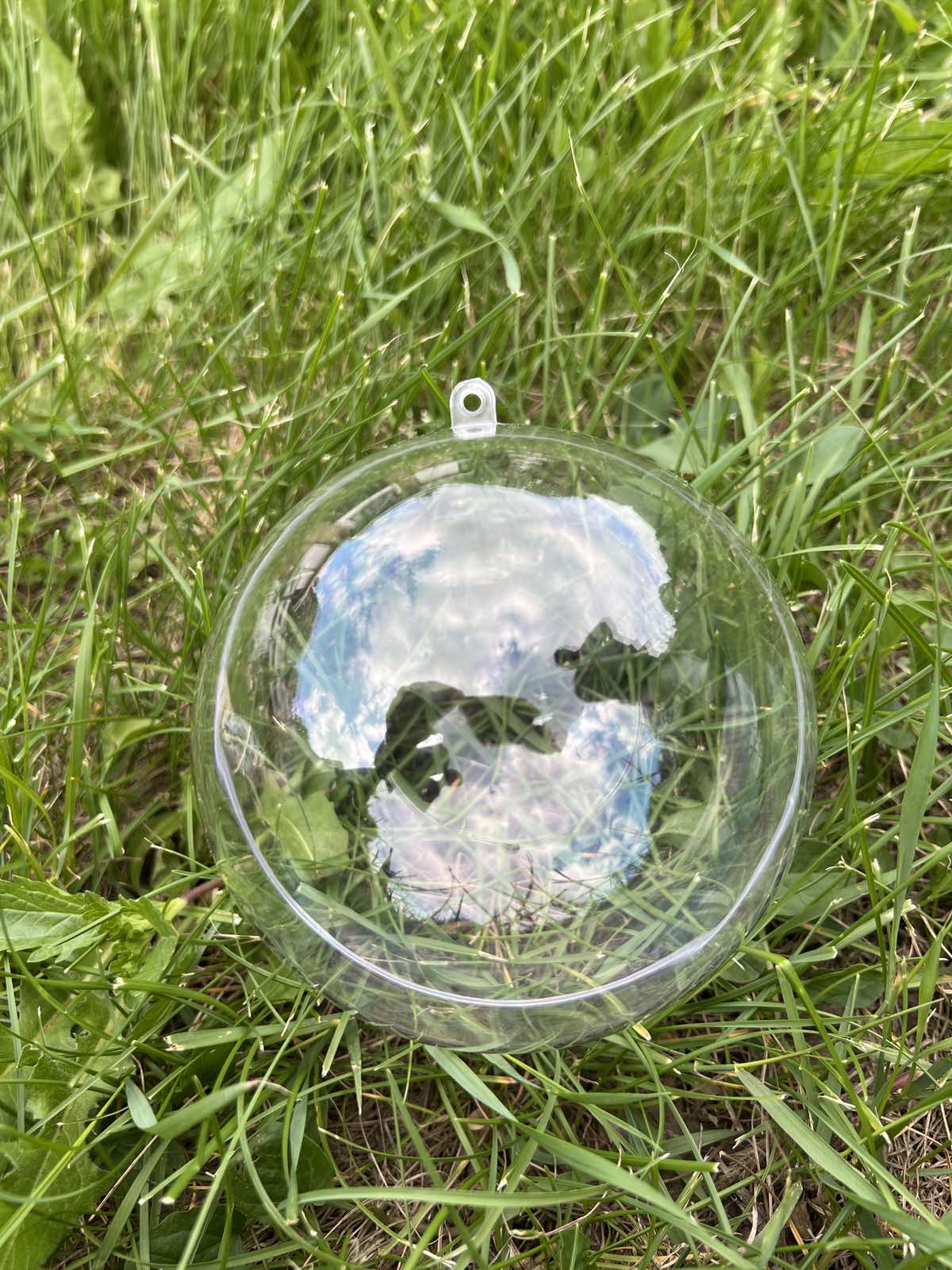 Прозрачна топка 12 см