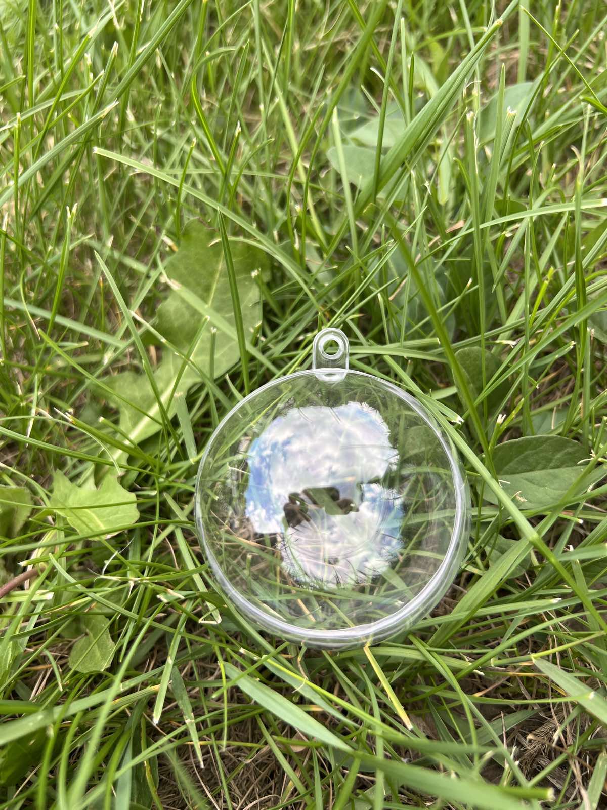 Прозрачна топка 10 см