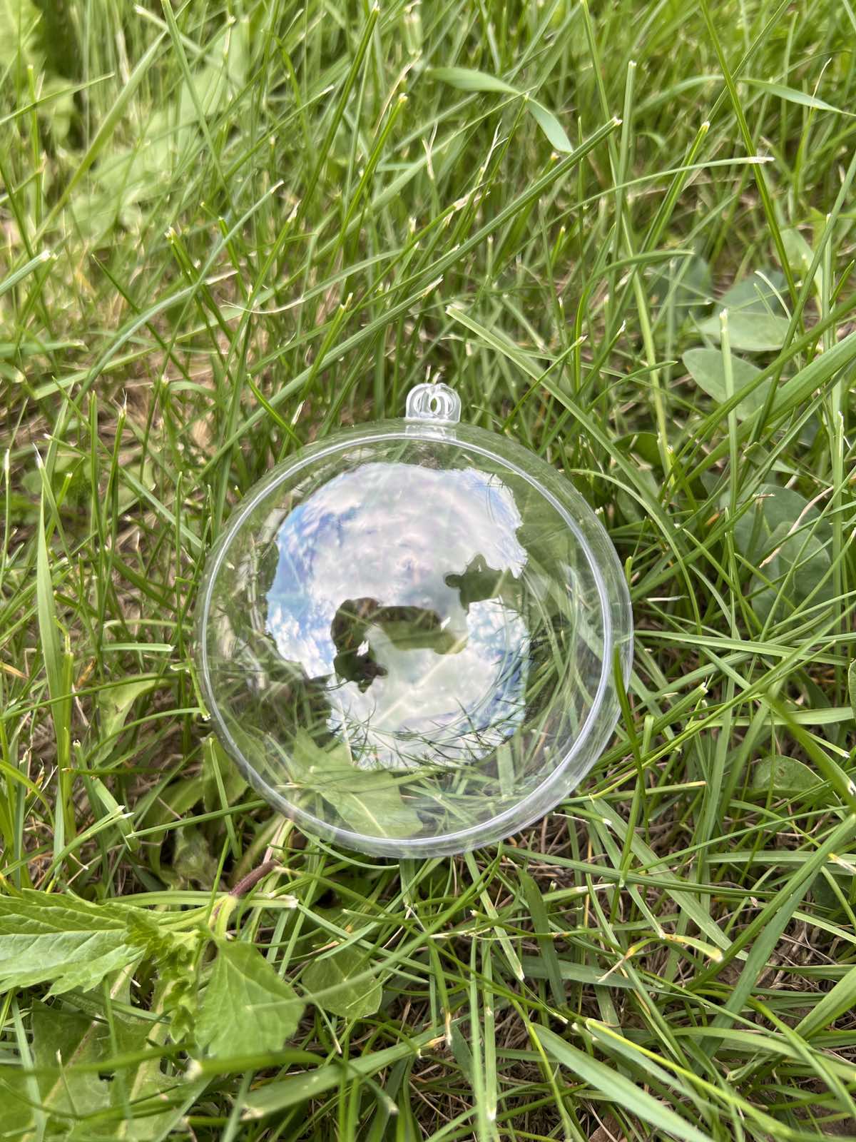 Прозрачна топка 10 см