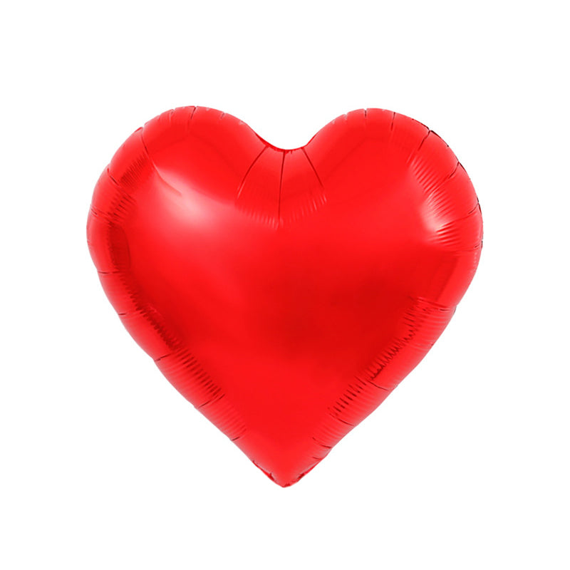 Балон сърце фолий 18 инча-10 бр