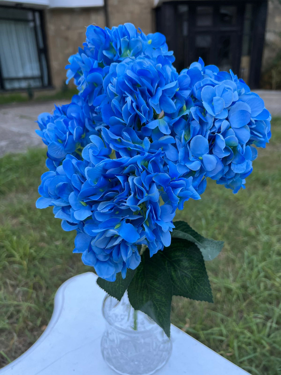 Букет ярка хортензия синя