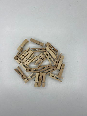 Дървени щипки големи 3.5 см