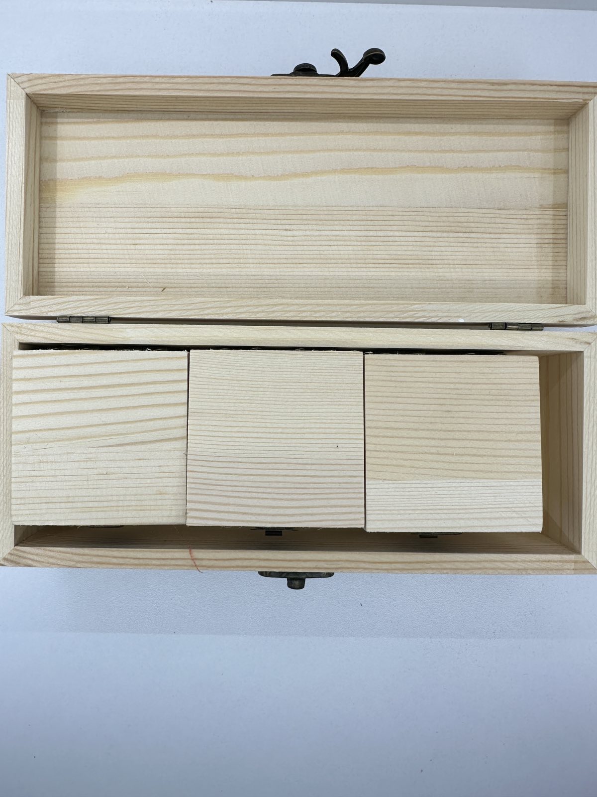 Дървена кутия 3 в 1