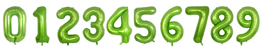 Фолиева цифра зелено