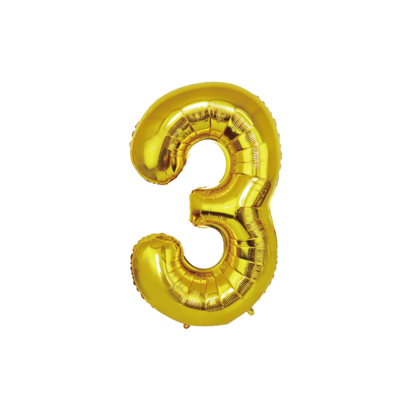 Фолиева цифра злато