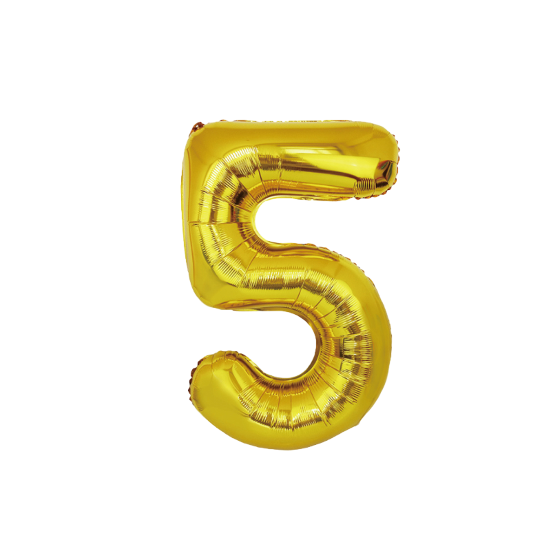 Фолиева цифра злато