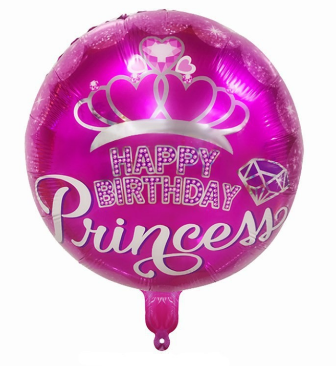 Балон happy birthday princess