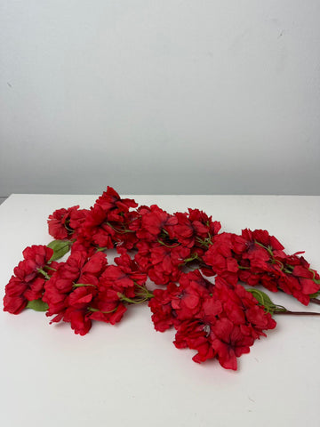 Вишнев цвят червен