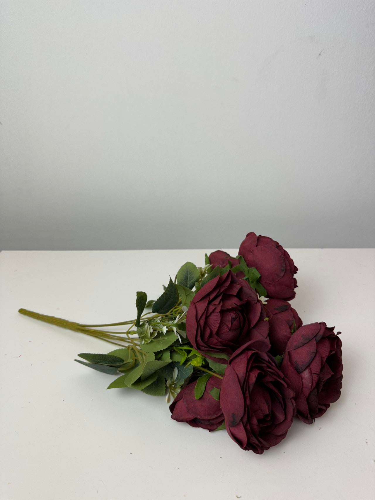 Градинска роза 7 глави бордо