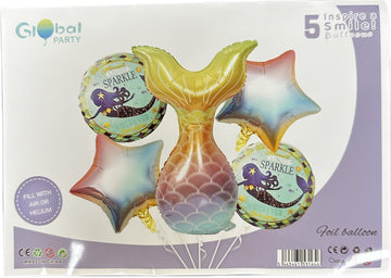 Фолиеви балони русалка