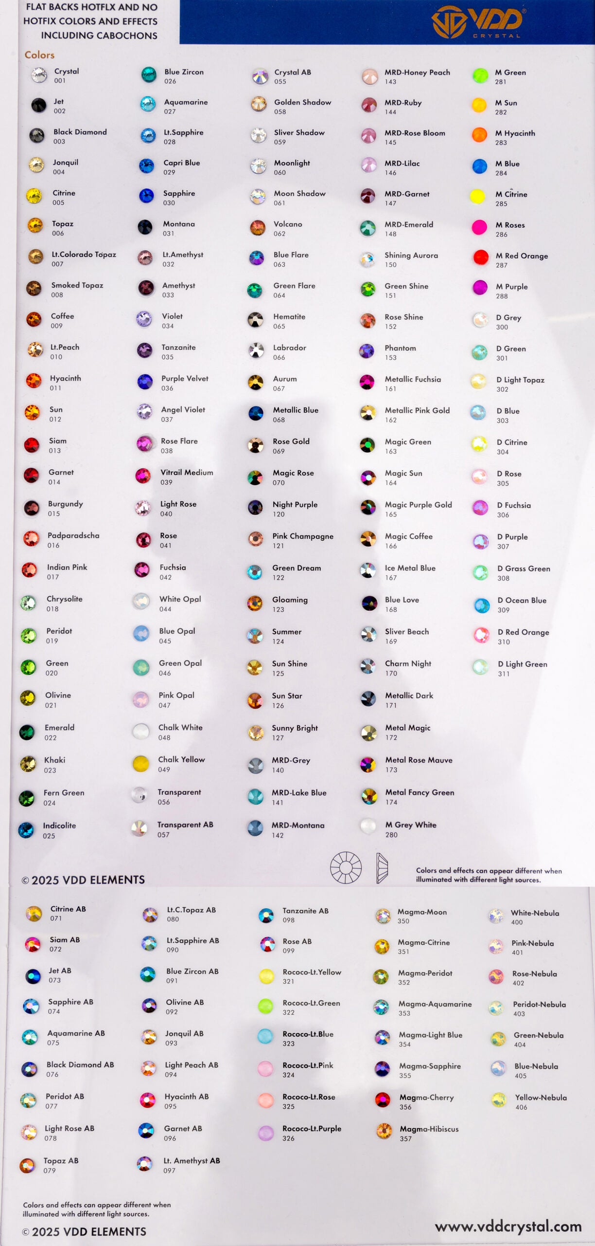 Кристали 040 light rose