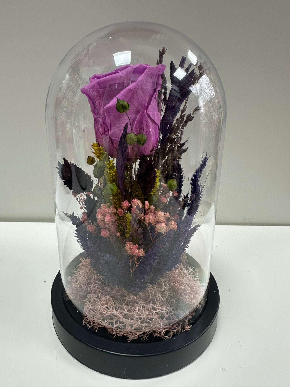 Вечна роза с похлупак