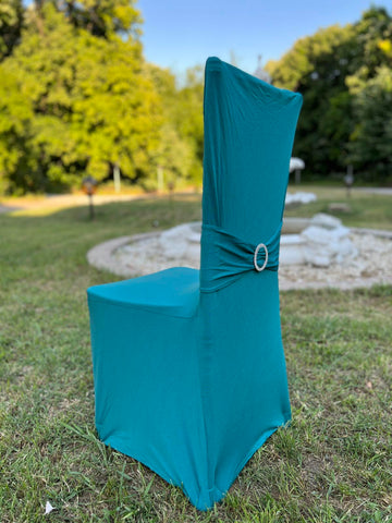 Калъф за стол с лента зелен