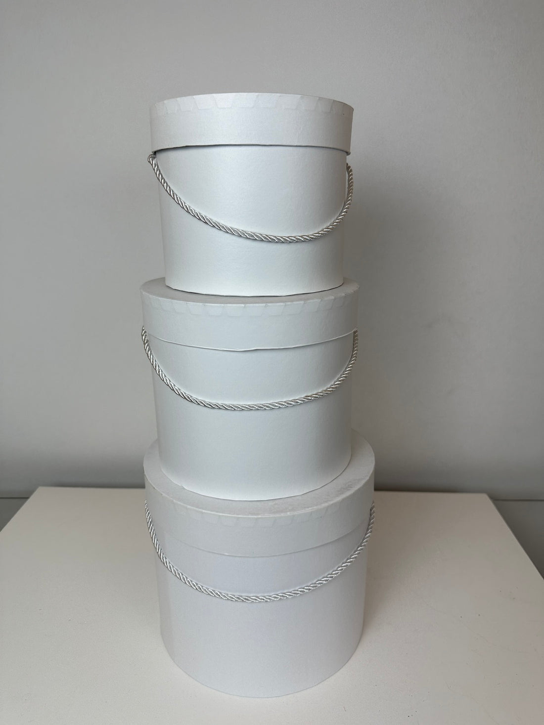 Подаръчни кутии комплект 3 бр. бяло