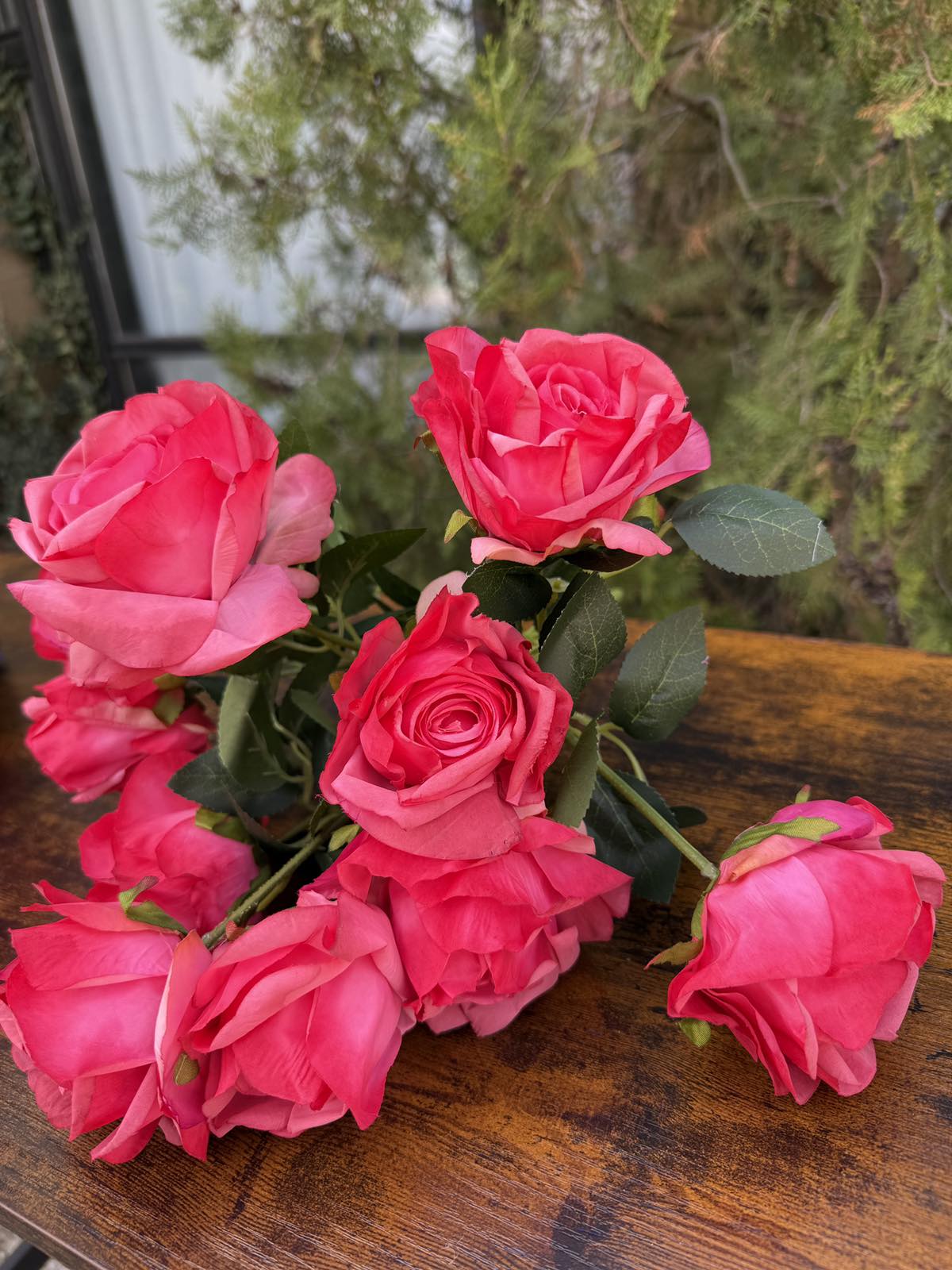 Отворена роза 10 глави